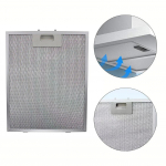 350 X 285 X 9mm K&ouml;&ouml;gikubu Filtridpliidi &Auml;ravooluava Rasvafilter K&ouml;&ouml;giventilatsioon Alumiiniumist &Auml;ravoolufiltri V&otilde;rk China Mainland