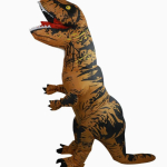 Halloween T-Rex t&auml;ispuhutav kost&uuml;&uuml;m - Realistlik dinosaurus Kost&uuml;&uuml;m Pidudeks ja naljadeks Child (125-155 cm) brown