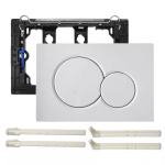 Geberit Sigma 20 Alpha 15 Delta 21 Moodne Minimalistlik WC-loputuspaneel Stiilne Disain K&auml;sil&uuml;litiga valge