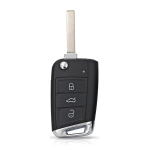 Ecusells MQB puldiga v&otilde;tme korpus V-W Golf VII Golf 7 MK7 Polo Tiguan Touran Skoda Octavia Seat HU66 / HU162T tera jaoks HU162T Blade black