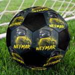 1 tk Neymar Jalgpall Suurus 5 Sisejalgpall Moodne V&auml;rviline Tagahoovi M&auml;ng - Suurep&auml;rane Spordif&auml;nnidele Kingitus HE44 gray