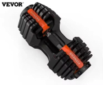Reguleeritav hantel 24/40KG 52.5/90LBS Fitnessivarustus Treening K&auml;elihased Hantlite KOMPLEKT Reguleeritav Kodu Treening black