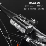 ESLNF 1000 luumenit USB-laetav Mtb juhtraua esituli Maanteeratta LED-esituli Handlebar&1000lm must