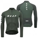 MAAP Rattas&auml;rk Pikkade Varrukatega Performance Top Maanteejalgrattas&otilde;iduks Hingav Kiirkuivav J&auml;&auml;siidi Kangas Unisex 4XL