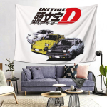 Initial D Neon Ae86 Vaip Kaunistus Kunst Esteetiline Vaip Elutuppa Magamistuppa Kodu Seinakangas Seinale Riputatav 150X200CM black