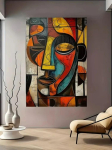 3D abstraktne seinavaip boheemlaslik stiil seinale riputatav elutoa seinavaip magamistoa seinavaip kodu seinakunst seinavaip voodikoha seinavaip 125x150cm (50x60in) black