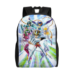 3D Prinditud Saint Seiya Seljakotid Poistele T&uuml;drukutele Fantaasia Kolledži Kooli Reisi Kotid Meestele Naistele Raamatukott Mahutab 15-tollise S&uuml;learvuti One Size