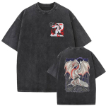 2026 M&auml;ng Monster Hunter White Fatalis Vintage Pesitud T-s&auml;rk Meestele Naistele Vabaaja &Uuml;lisuur K&otilde;rge Kvaliteediga Puuvillased T-s&auml;rgid Streetwear S mitmev&auml;rviline