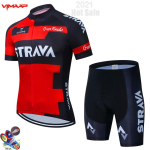 Strava meeste jalgrattas&auml;rgi ja p&uuml;kste komplekt Hingav v&otilde;rkkangas Ratsutamiskomplekt Maanteeratas M&auml;giratas XXXL