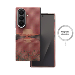 Kevlarist &uuml;mbris Samsung Galaxy Z Fold 8 Ultra Wide Fold 7 6 W26 jaoks Ehtne Aramid S&uuml;sinikkiust &Uuml;li&otilde;huke Magnetiline Kaitse&uuml;mbris Galaxy Z Fold 8