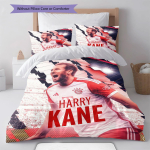 Harry Kane Vibes Voodipesu Tekikott Komplekt Tekikott Padjap&uuml;&uuml;r Kodu Kaunistus S&uuml;nnip&auml;evakingitus (1 * tekikott + 2 * padjap&uuml;&uuml;ri, ilma s&uuml;damikuta) 135x200cm