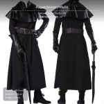 Katkudoktori kost&uuml;&uuml;m Kunstnahast detailid Linnunokaga n&auml;okate Riietus Hirmutav Keskaegne Deluxe Plague Doctor M white