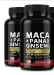 Maca juure ja Korea žen&scaron;enni kapslid &ndash; 20:1 &Uuml;likontsentreeritud ekstrakt (120 tk) 2pack
