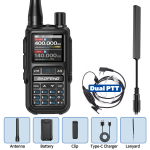 Baofeng UV 5R Mini raadiosaatja Bluetooth programmeerimine Sagedus Kahekordne PTT Sagedusriba Type-C AM/FM Raadio matkamiseks jahiks USB Plug