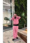 Piiri&uuml;lene Euroopa ja Ameerika T&auml;navatrend Hip Hop T&otilde;mblukuga L&otilde;tv &Uuml;hev&auml;rviline Spordidress L gray