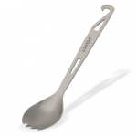 Lixada Titanium Spork pudeliavajaga Kerge v&auml;litingimustes kasutatav &otilde;htus&ouml;&ouml;gi lusikakahvel matkatel matkamiseks