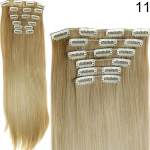 6 tk k&otilde;rge temperatuuriga kiudklambriga juukseid pikendab ja sirgendab kuumakindlaid parukaid 10