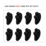 8 tk auto juhtmeklambriga fikseeritud klambriga kaabli kinnitusklambri hoidik juhtmevaba laadija liini USB kaabliklamber