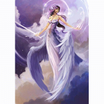 5D DIY Teemantmaaling Anime Haldjamustrid Rhinestones Tikand Ristpistes Mosaiik Kodukaunistus 20X30CM