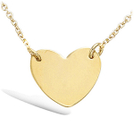 Les Tr&eacute;sors De Lily [G9410] - kullatud  Love  kaelakee - 13x10 mm kuld