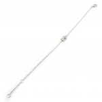 Les Tr&eacute;sors De Lily [L7205] - Bracelet Argent 'Fl&egrave;che de Cupidon' blanc valge