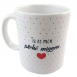 Les Tr&eacute;sors De Lily [P8500] &ndash; keraamiline kruus 'Messages' (Sa oled mu armas patt) punane