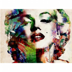 T&auml;ielik 5D Teemantmaal Miss Monroe Teemanttikandid Ristpistes Kodukaunistus K&auml;sitsi valmistatud kingitus 20x30cm