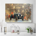 DIY 5D teemantmaal T&auml;is&uuml;mmargune multikas Teemanttikandid Ristpistes maastik j&otilde;ulukingitus Kodukaunistus Full Round 20X30CM