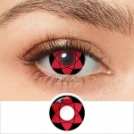 Sharingan Eye Cosplay kontaktl&auml;&auml;tsed silmadele Punased Halloweeni kontaktl&auml;&auml;tsed V&auml;rvilised kontaktl&auml;&auml;tsed Anime tarvikutele