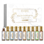 10 tk rull-parf&uuml;&uuml;mi&otilde;li kinkekomplekt hajuti k&auml;ev&otilde;ruga EUQEE l&otilde;hna&otilde;li niisutaja massaažile ilu nahahooldus &otilde;hupuhasti DIY parf&uuml;&uuml;m Floral Scented Garden