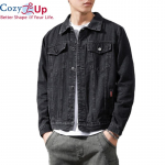 Cozy Up talvine meeste teksajakk vabaaja teksadest jope s&uuml;gisene meeste t&auml;navahiphop mantel &uuml;hev&auml;rviline &otilde;huke bomberjakk meeste riided M hall