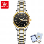 OLEVS 5563 koos kinkekarbikellaga Kvartskell Trend Diamond Fashion Veekindel helendav naistekell Women must