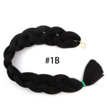 Pikad heegeldatud punutud juuksed 165g Xpression Jumbo Braid Pure Color Sinised lillad roosad hallid s&uuml;nteetilised juuksed punutisteks