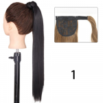 MISSQUEEN hobusesaba juuksepikendusklamber v&otilde;ltsparukaga juuksepael S&uuml;nteetiline blond m&auml;his patsi &uuml;mber pikk ja sile poni saba 22inches&China