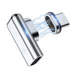 Fonken 24-kontaktiline C-t&uuml;&uuml;pi magnetadapter 40 Gbs USB C muundur PD 100 W kiirlaadimine USB 8K HD jaoturi andmes&uuml;nkroonimine MacBookile h&otilde;be