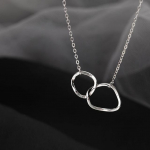 ANENJERY lukustatav kaelakee naistele ebaregulaarse geomeetrilise ringiga rangluu kett kaelakee peoehted h&otilde;be