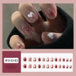 24 TK L&uuml;hikesed valged armsad k&uuml;&uuml;nekleebised Punased m&auml;&auml;rdunud v&otilde;ltsk&uuml;&uuml;ned veekindlad kantavad eemaldatavad viimistletud k&uuml;&uuml;nekleebised