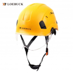 Kaitsekiiver ABS hingav ehitusplatsil Power Construction koos kaitseprillidega Leader Supervisor Anti Smash kohandamine Yellow cap white goggles