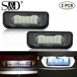 2tk Mercedes Benz W220 AMG 1999-2005 auto veavaba 18SMD LED numbrim&auml;rgi lambipirnid Auto tuled v&auml;listarvikud