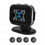 Auto TPMS rehvir&otilde;hu j&auml;lgimiss&uuml;steem Mini USB rehvir&otilde;hu monitori detektor koos 4 v&auml;lise must