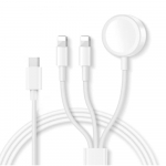 Fonken 2 in 1 Type C juhtmevaba laadija Apple Watchi jaoks USB C iWatchi laadimiskaabel iWatchi laadimisdoki kaabel Type C 3 in 1