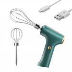 2-in-1 munavahustaja USB-laadimisega elektriline piimasegisti kooresegisti k&ouml;&ouml;gisaumikser koogi k&uuml;psetamiseks, koorepulga ja munapulgaga