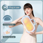 JinKaiRui Massager Padi Vibreeriv S&otilde;tkuv Kael Keha Haamer Infrapuna Shiatsu Elektriline &Otilde;la Selja Masseerija Auto/Kodu