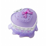 Virsikus&uuml;da plastikust minis&uuml;dame kujuga V&auml;ikese t&uuml;druku ehtekarp meigiehete hoiukarp ehete peakatete kinkekarp