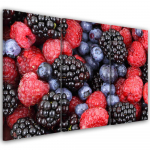 Kolmeosalise pildiga l&otilde;uenditr&uuml;kk Raspberries Fruits 60x40 mitmev&auml;rviline