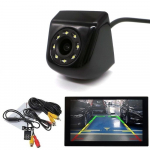 Kamera uniwersalna prz&oacute;d - tył, metalowa LED IP68 170, 12V