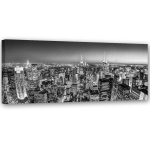 L&otilde;uendiprint New York City Panorama 90x30 valge/must