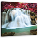L&otilde;uenditr&uuml;kk Waterfall Mountain Landscape 30x30 sinine