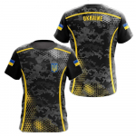Ukraina Meeste T-s&auml;rgid Ukraina lipuga s&auml;rk 3D-tr&uuml;kiga O-kaelusega Suured l&uuml;hikesed varrukad Jersey Mood Meester&otilde;ivad T&auml;navar&otilde;ivad L