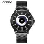 SINOBI Fashion Creative meeste kvartsk&auml;ekellad Luksuslikud meeste spordikellad Votex Movement Kell Kell Relogio Masculino must